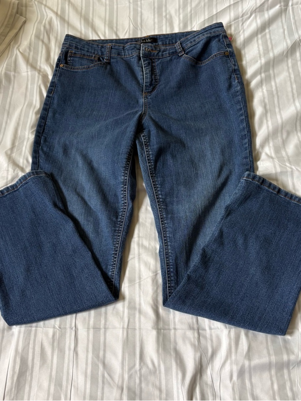 Nicole Miller Black Label Straight Leg Jeans — NWOT